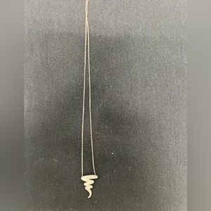 Tiffany and Co. Scribble Zig Zag necklace, Sterling Silver